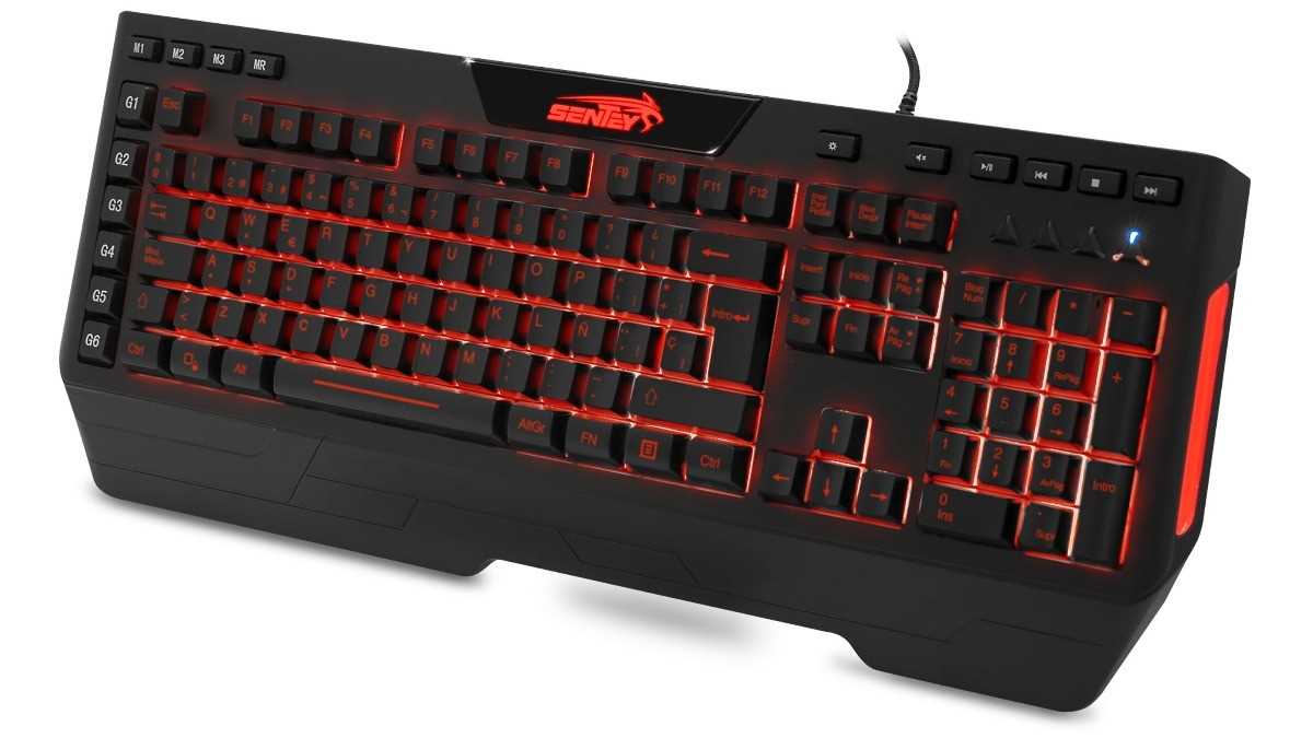 TECLADO SENTEY GAMING STRONX GS-5755 RETROILUMINADO
