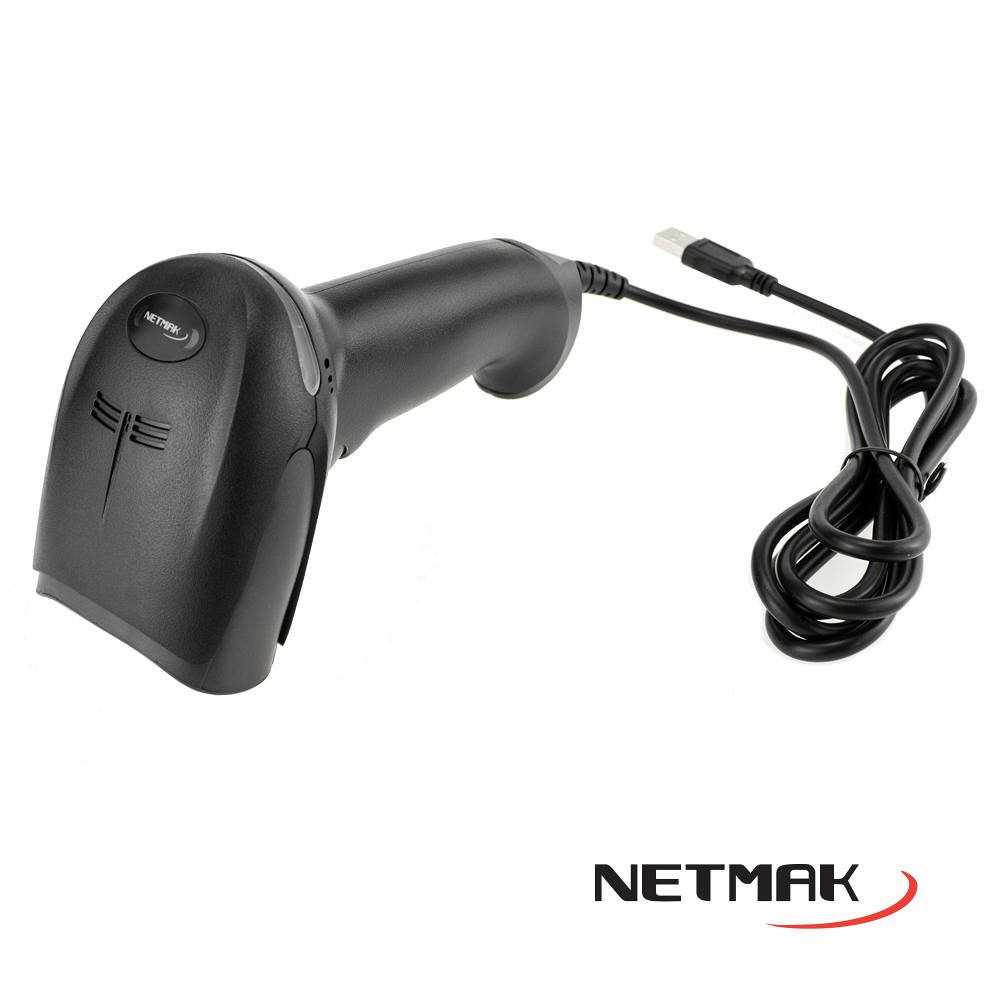 LECTOR DE CODIGO BARRA LASER NETMAK LC401