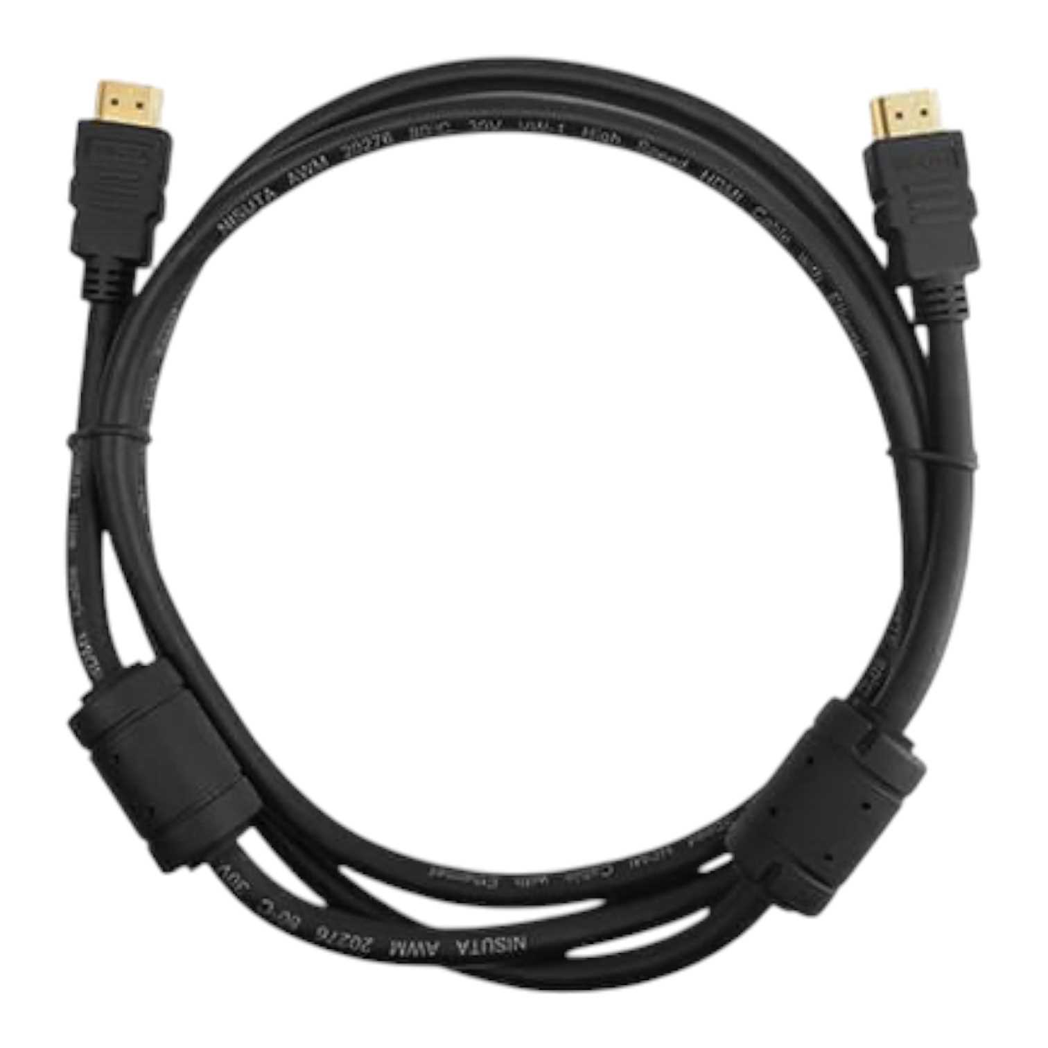 CABLE HDMI NISUTA 1.5M 2.0V DORADO 2160P 4KX2K NSCAHDMIF