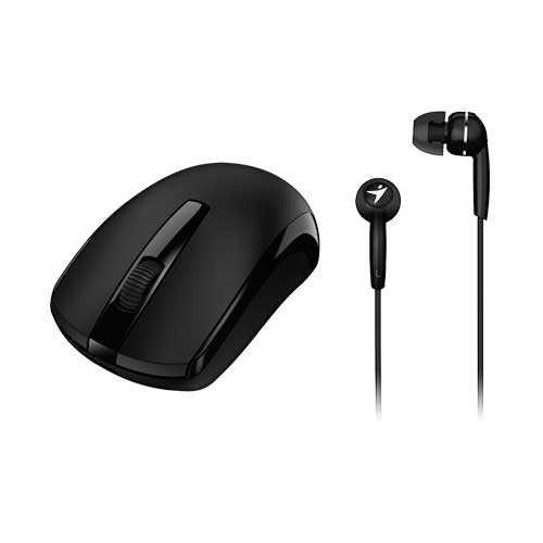 KIT GENIUS MOUSE MH-8100 2.4GHZ WIRELESS RECARGABLE Y AURICULAR IN-EAR