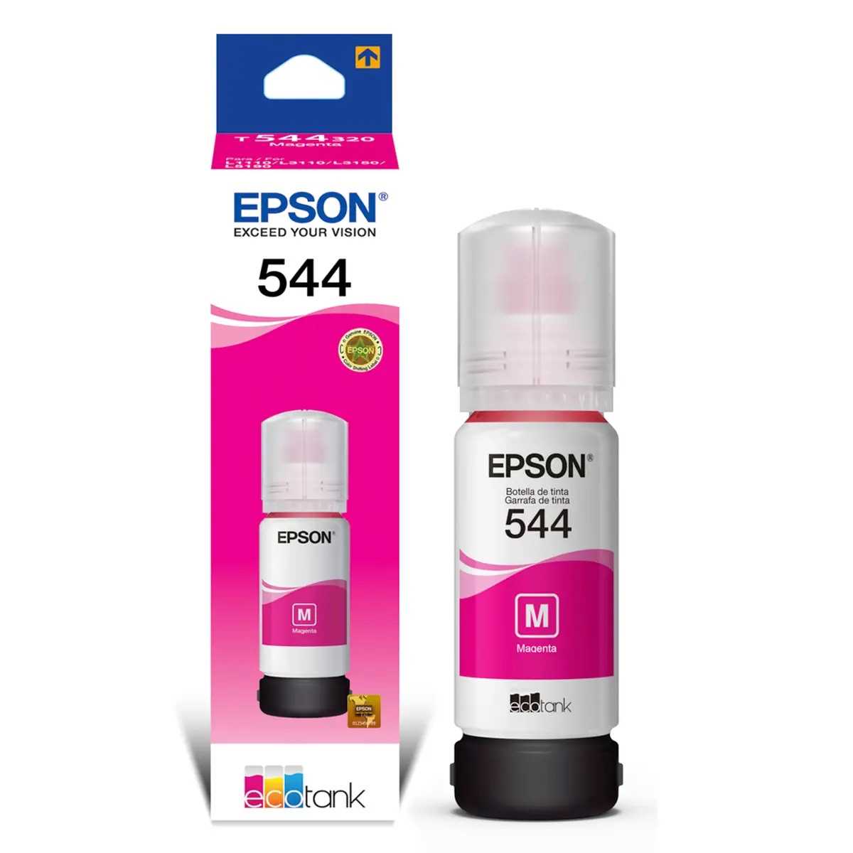 TINTA EPSON ORIGINAL 544 PARA L3110 MAGENTA