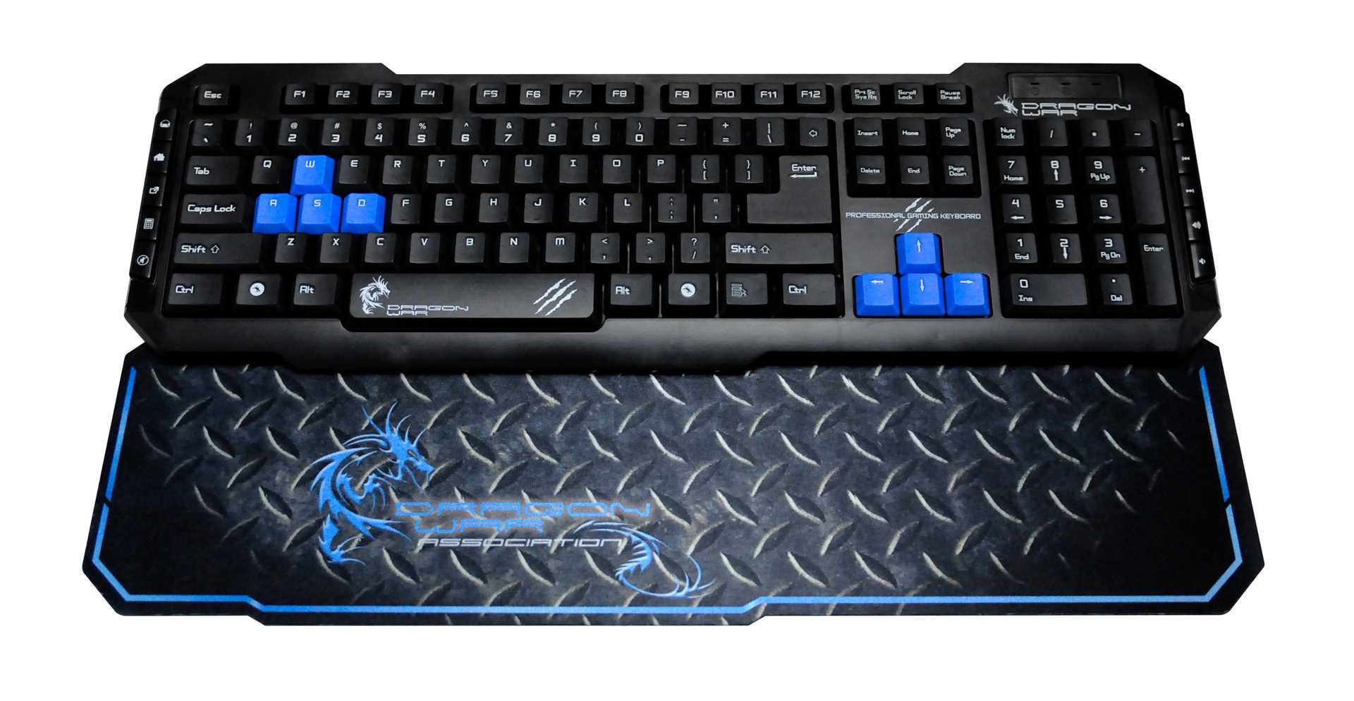 TECLADO DRAGON WAR GAMING DESERT EAGLE + PAD
