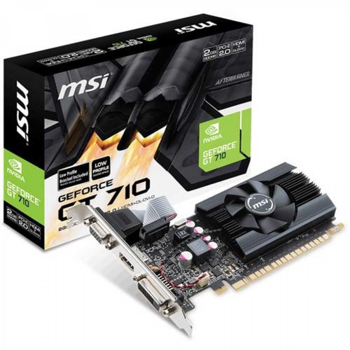 PLACA DE VIDEO GT 710 2GB LP DDR3 MSI