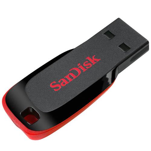 PENDRIVE 128GB 2.0 SANDISK CRUZER BLADE Z50