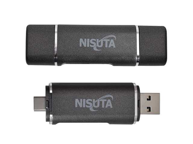 LECTOR DE TARJETAS MICRO SD USB C 3.1 Y USB AM 3.0 NISUTA NSCRUC2