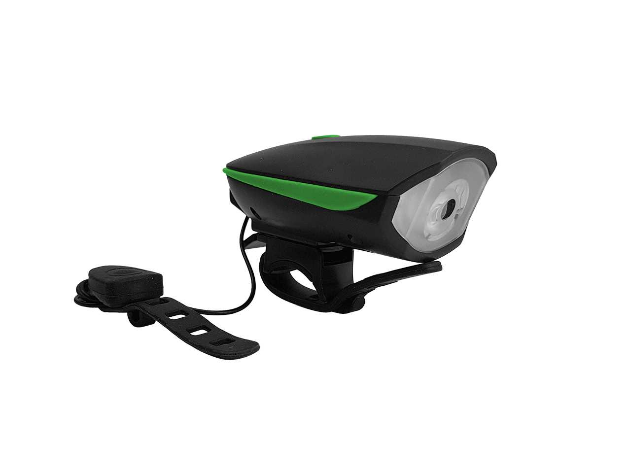 LUZ LED BICICLETA RECARGABLE CON BOCINA NISUTA