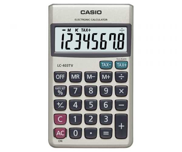 CALCULADORA CASIO LC-403 LB