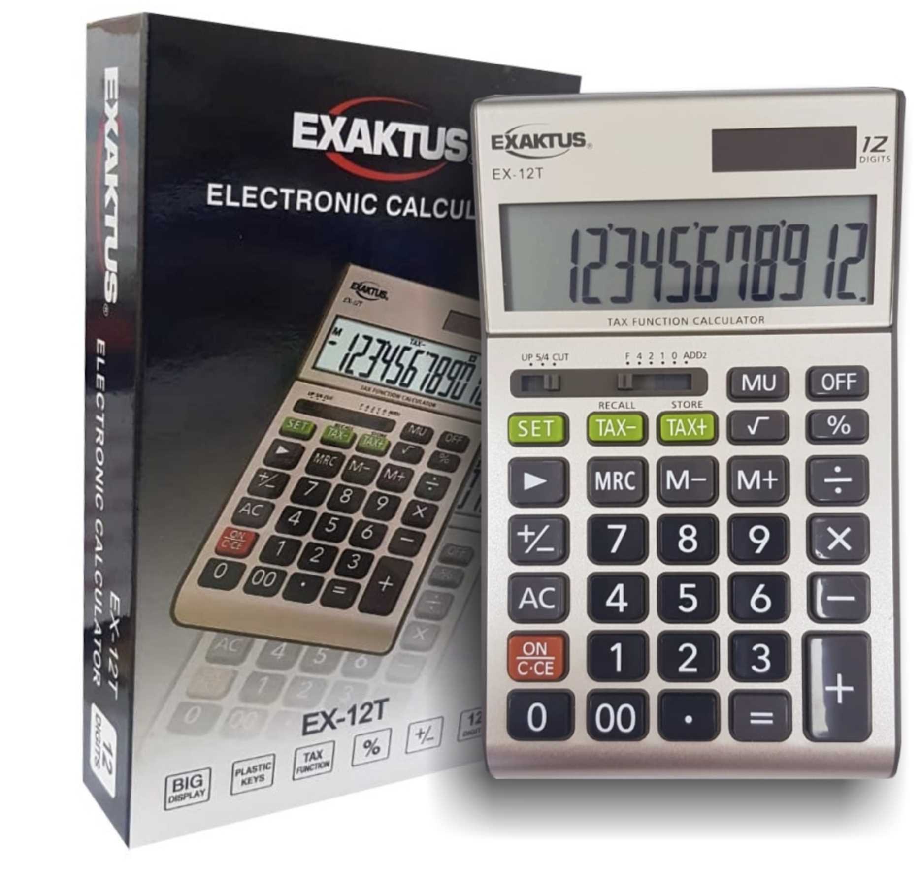 CALCULADORA EXAKTUS EX-12T