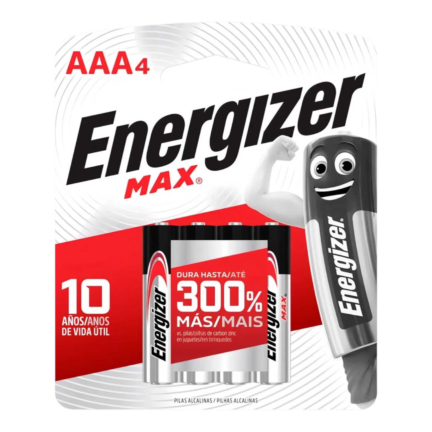 PILA ENERGIZER AAA ALKALINA BLISTER X 4