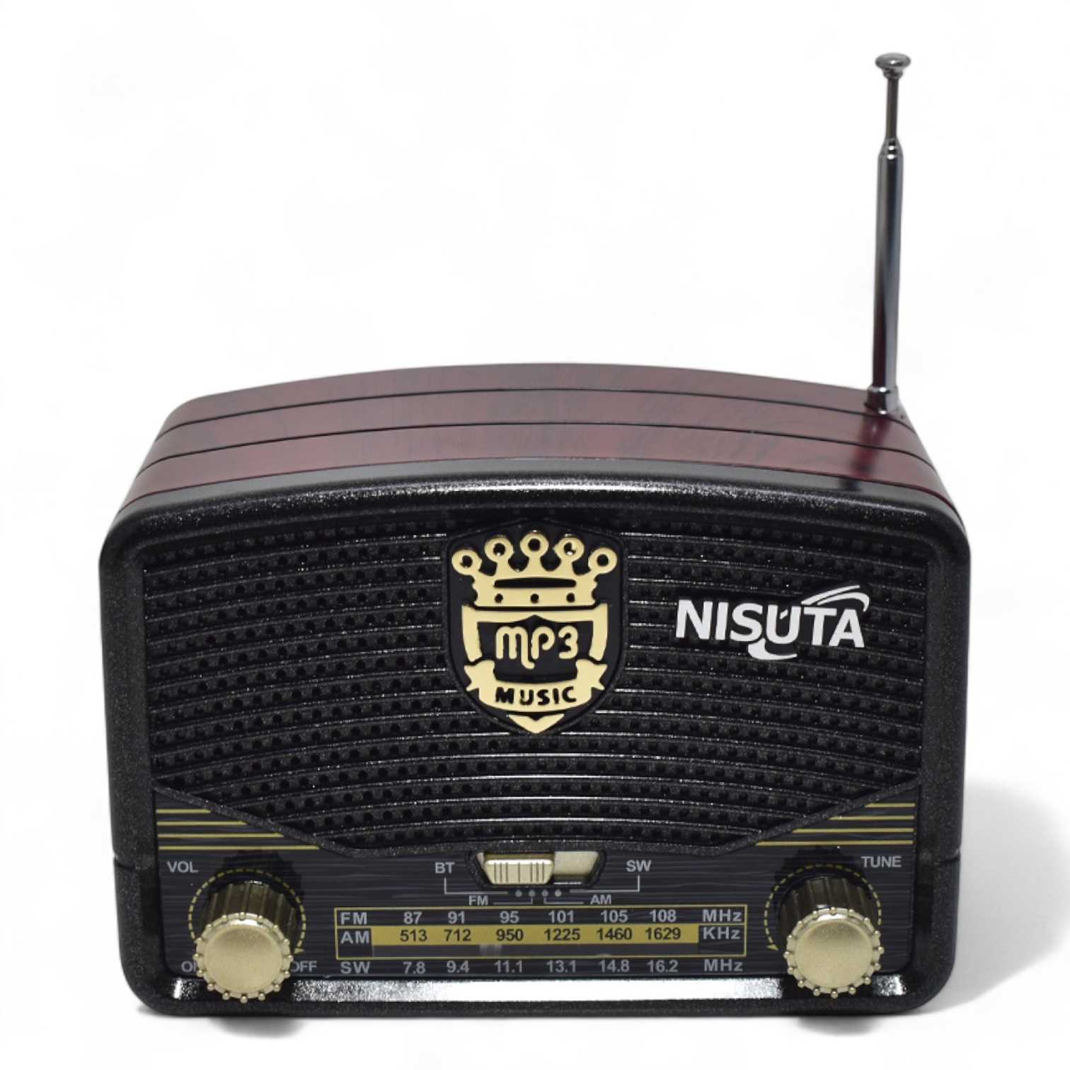 RADIO NISUTA VINTAGE AM/FM CON MP3/BT/AUX NSRV16