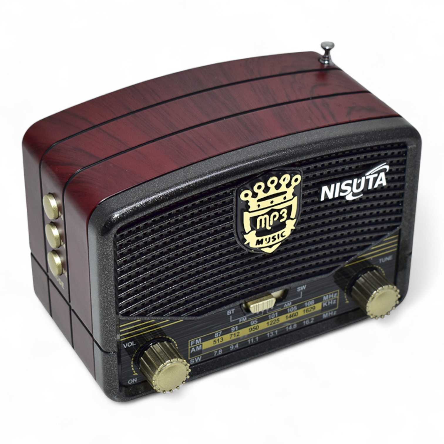 RADIO NISUTA VINTAGE AM/FM CON MP3/BT/AUX NSRV16