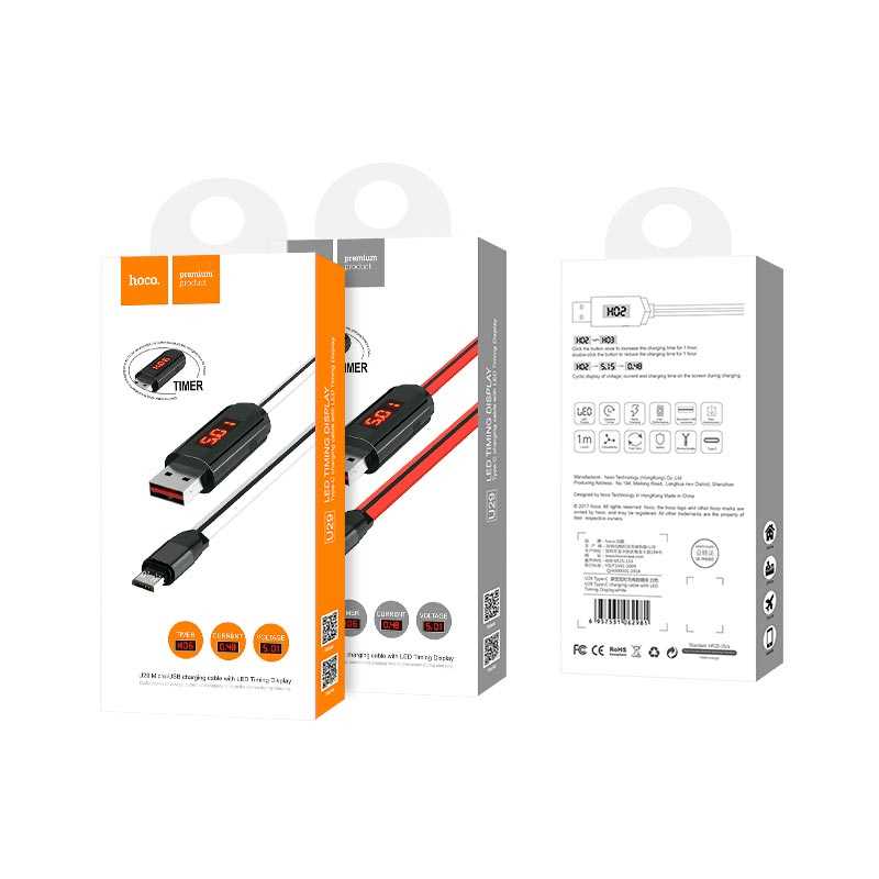 CABLE USB A MICRO USB HOCO U29 1.2M 2A