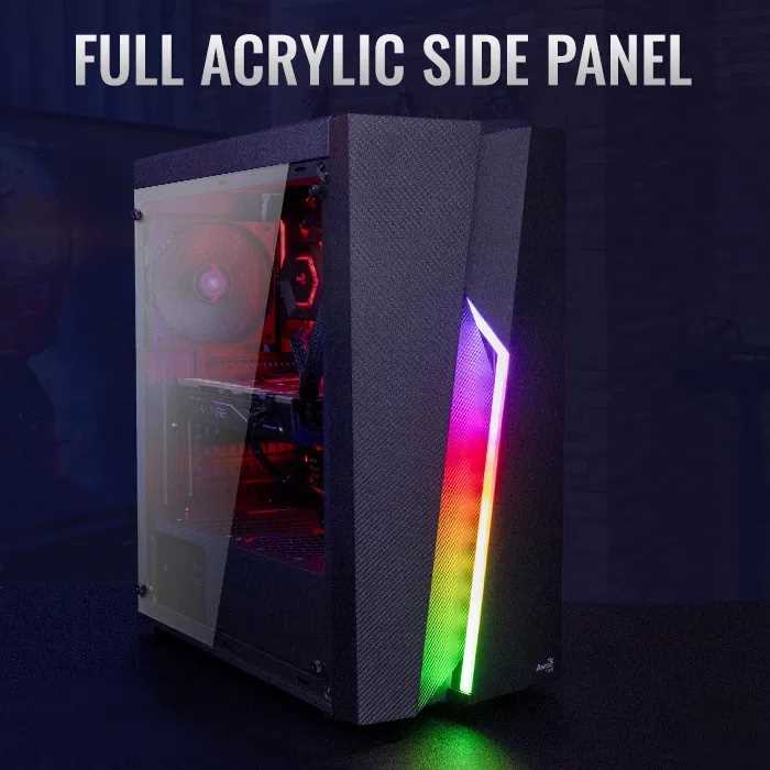 GABINETE AEROCOOL BOLT BLACK (MID TOWER)