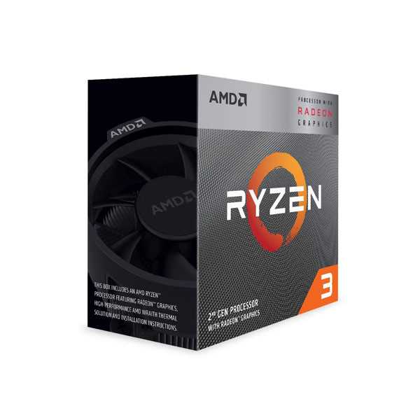 PROCESADOR AMD AM4 RYZEN 3 3200G 3GEN 3.6GHZ