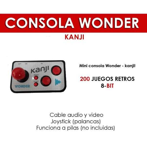 CONSOLA DE JUEGOS KANJI WONDER