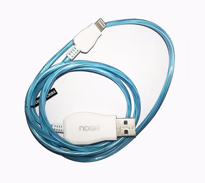 CABLE USB IPHONE 6 1.5MTS NOGANET 1.5MTS (CON LUZ LED)