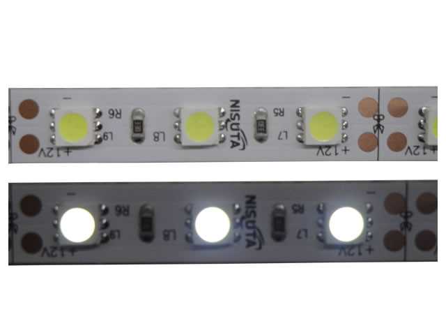TIRA LED 5050 NISUTA EXTERIOR FRIO 60L/M 5M