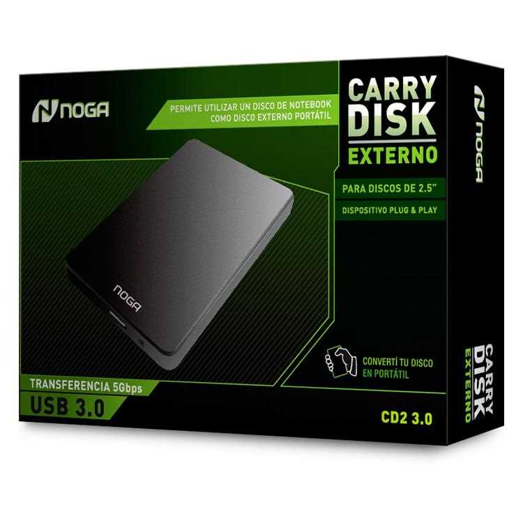 CARRY DISK USB 3.0 2.5  NOGANET CD2 PLASTICO