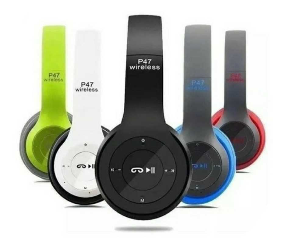 AURICULAR VINCHA BLUETOOTH 5.0 P47 LECTOR MEMORIAS