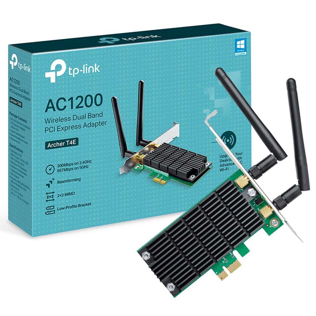 PLACA DE RED WIFI DUAL BAND TP-LINK ARCHER T4E PCIX