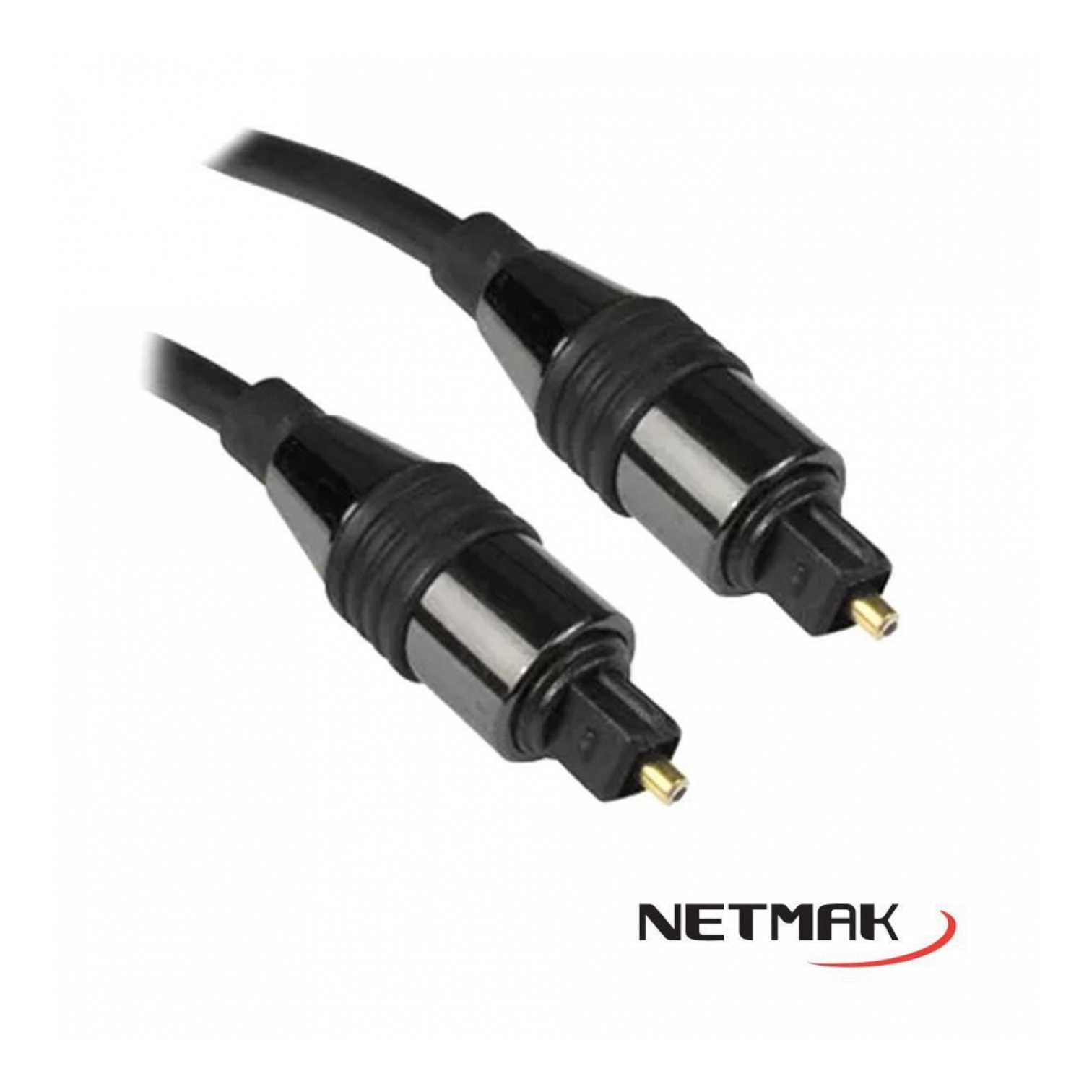 CABLE AUDIO OPTICO NETMAK 2M NM-C101