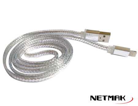 CABLE USB IPHONE 1.8M NETMAK