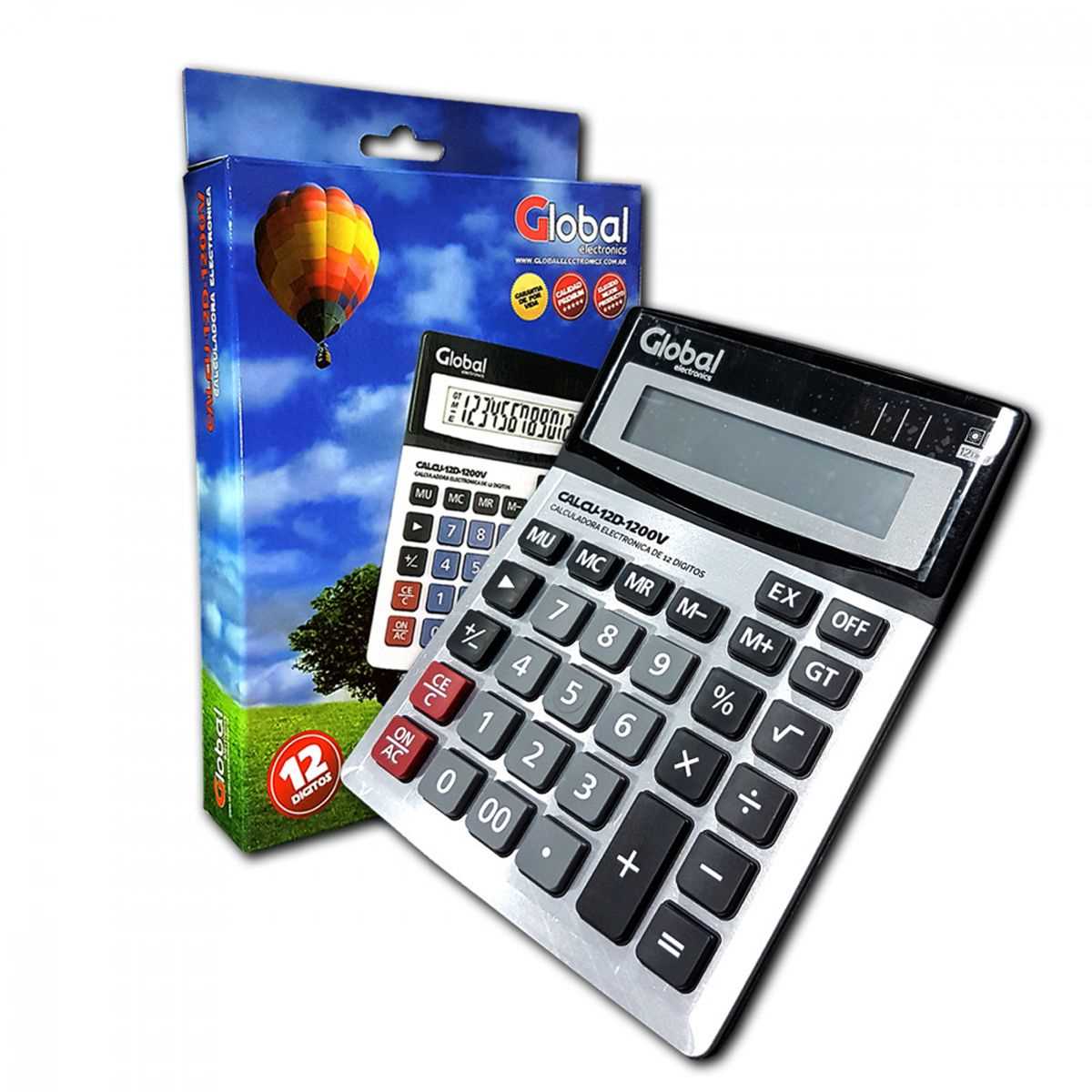 CALCULADORA GLOBAL 12D 1200V
