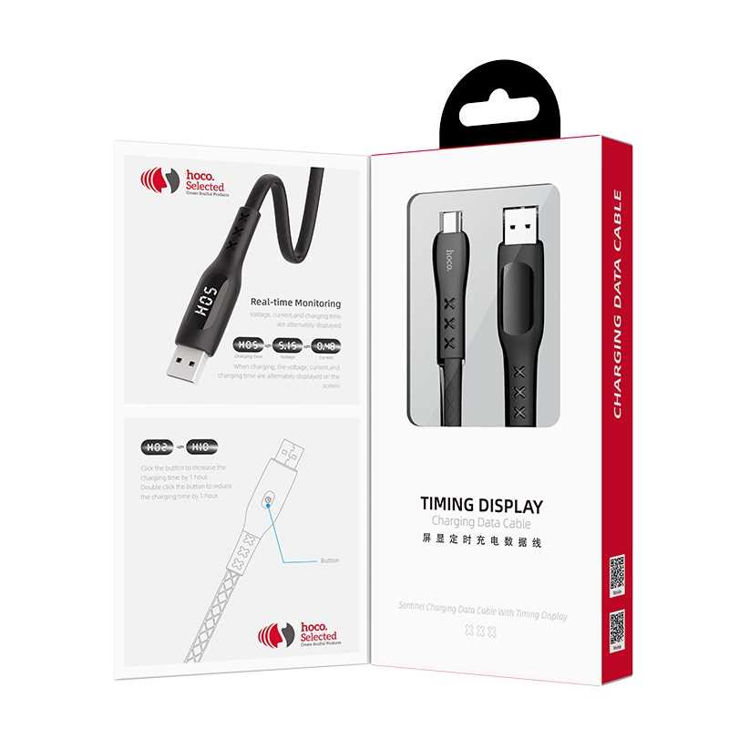 CABLE USB A MICRO USB HOCO S6 SENTINEL 2.4A 1.2M