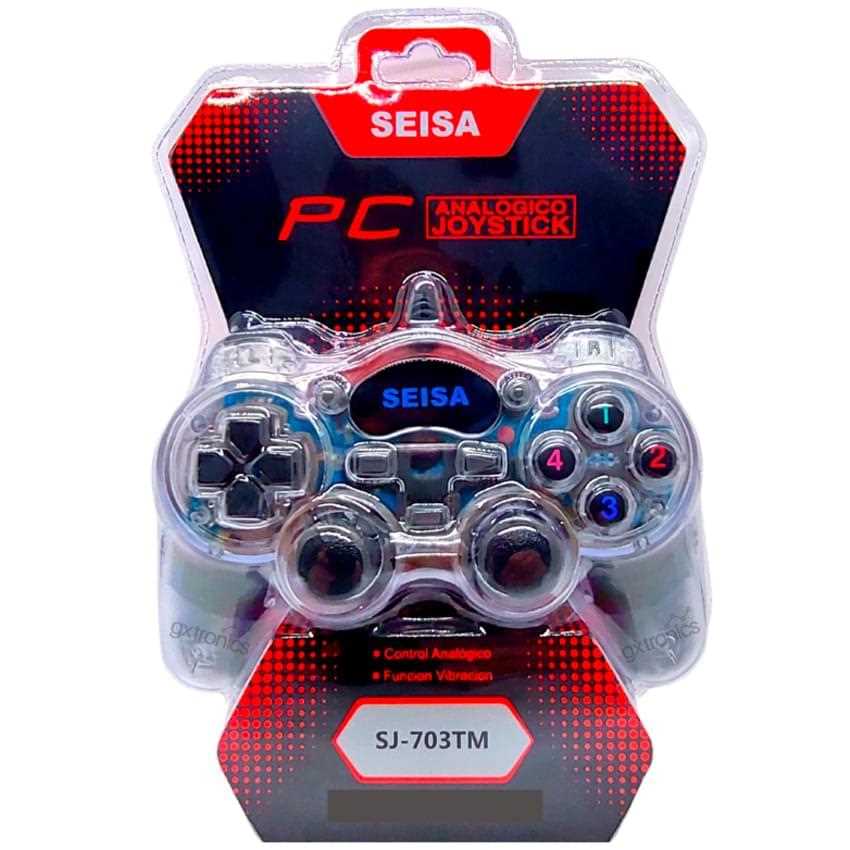 JOYSTICK SEISA PC TRANSPARENTE SJ-703TM