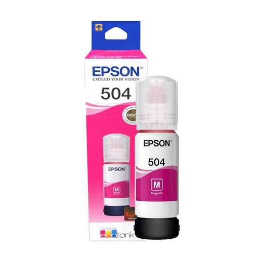 TINTA EPSON ORIGINAL 504 P/ L4150 MAGENTA