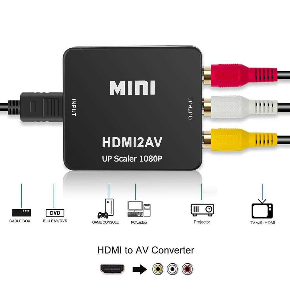 Goma Admisión Proverbio CONVERSOR DE HDMI A RCA/AUDIO SEISA HDMI2AV | RyR Computacion