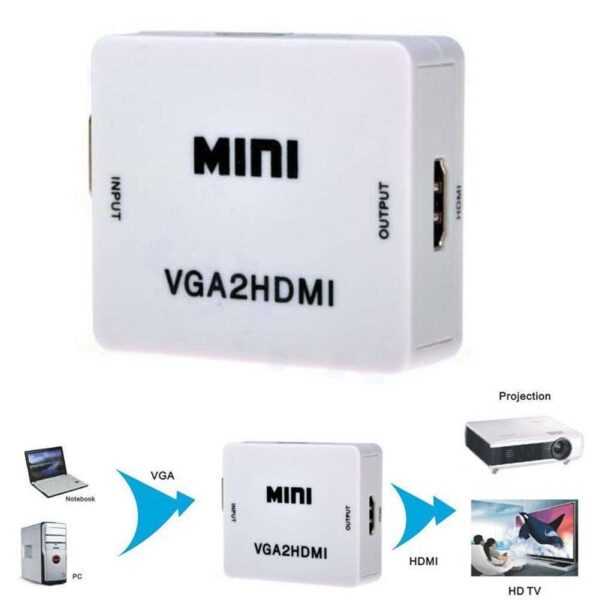 CONVERSOR DE VGA A HDMI SEISA VGA2HDMI