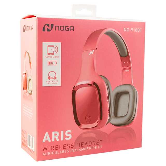 AURICULAR NOGANET BT VINCHA NG-918 ROSA