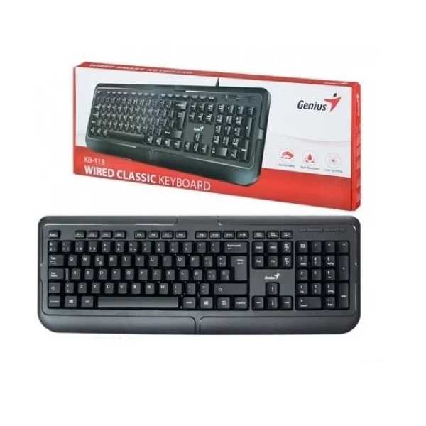TECLADO GENIUS KB-118 II USB 2.0