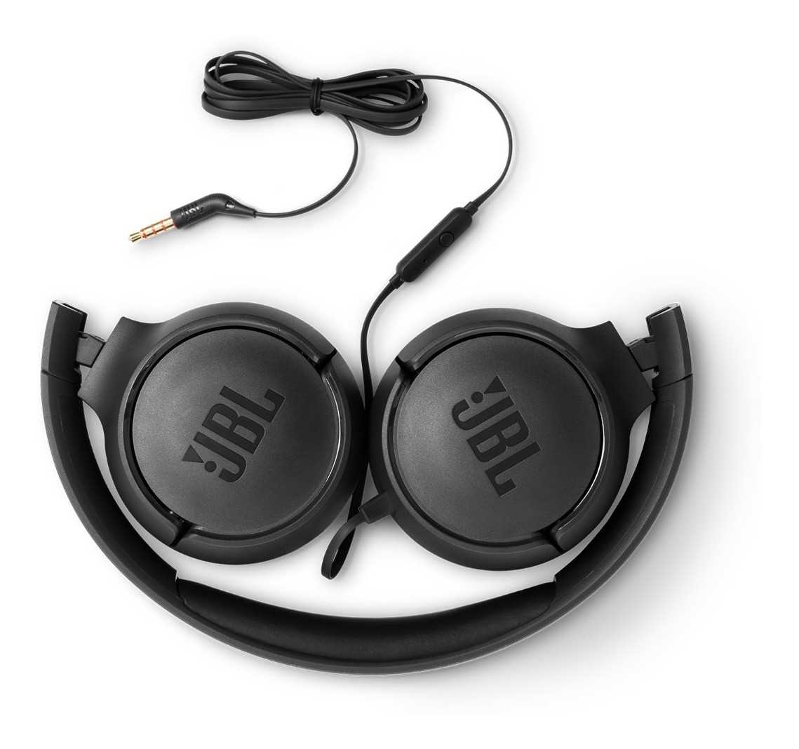 AURICULAR JBL T500 BLACK C/CABLE