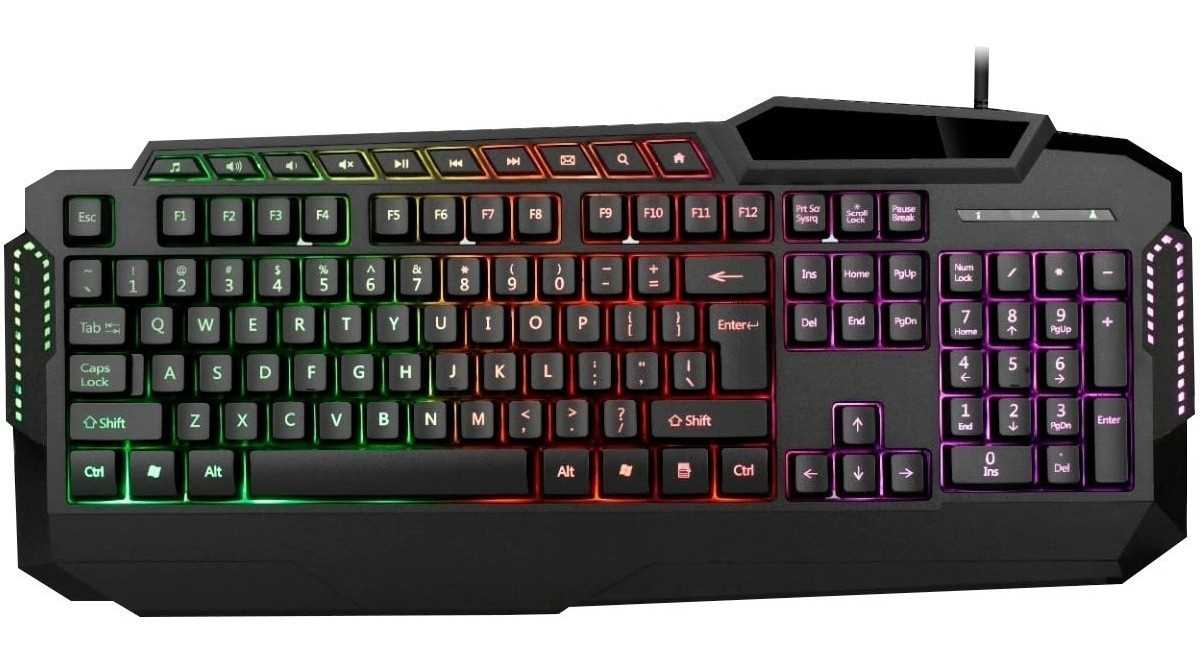 TECLADO SEISA GAMER DN-D829M RETROILUMINADO