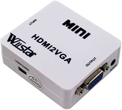 CONVERSOR DE HDMI-H A VGA-H SEISA (CON AUDIO) HDMI2VGA