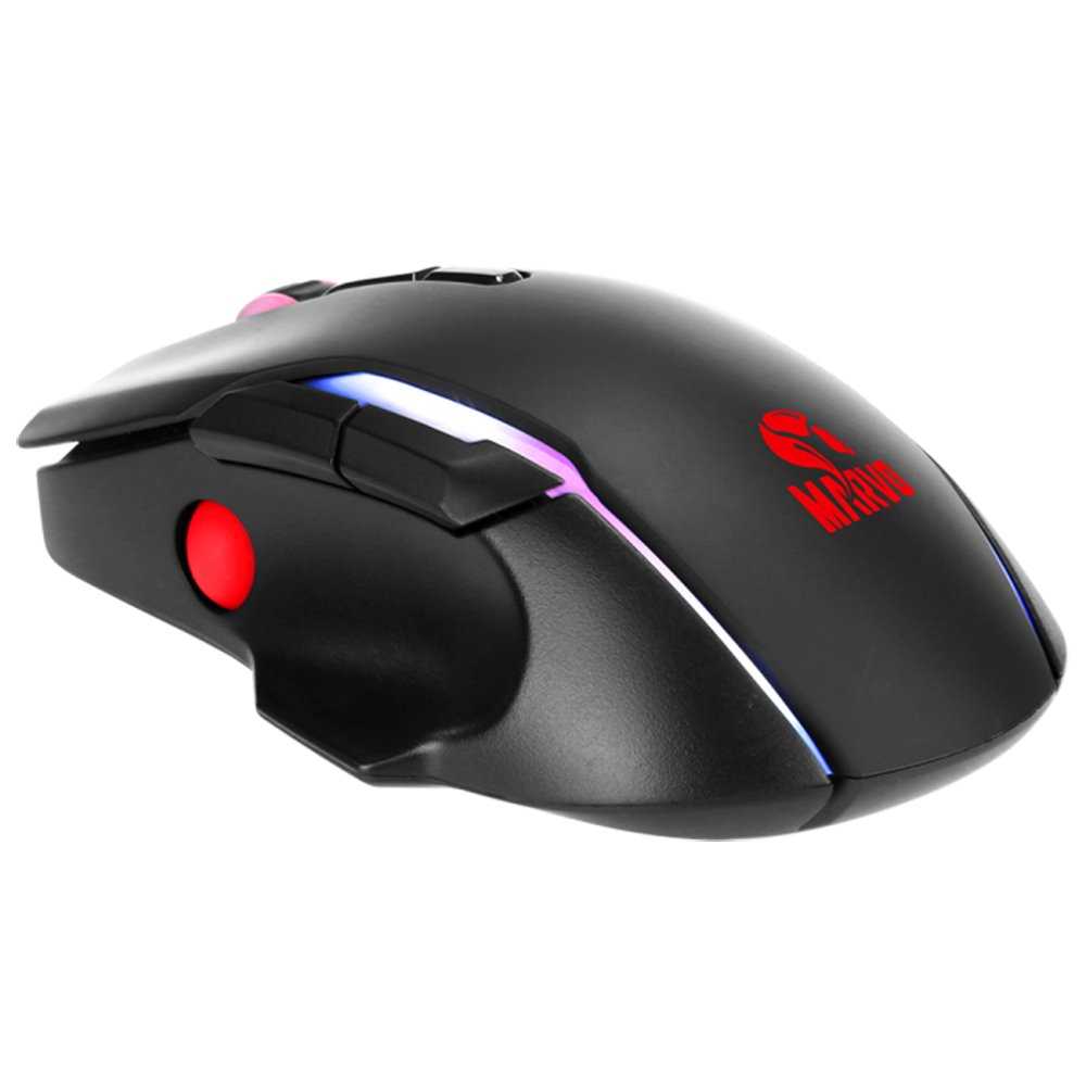 MOUSE MARVO G945 10000DPI RGB 9 BOTONES PAW