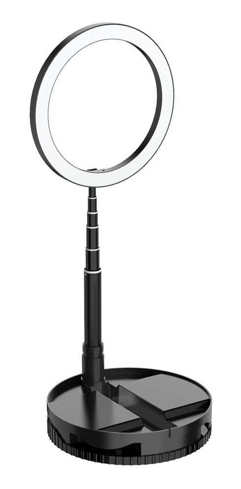 ANILLO SELFIE 26CM C/TRIPODE 180CM IGLU C/SOP CEL 3 TONOS