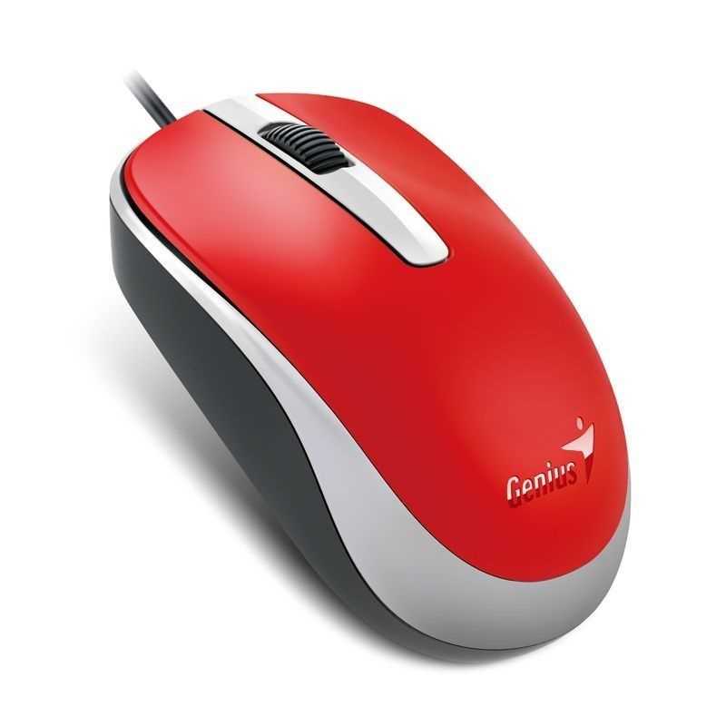 MOUSE GENIUS USB DX-120 ROJO
