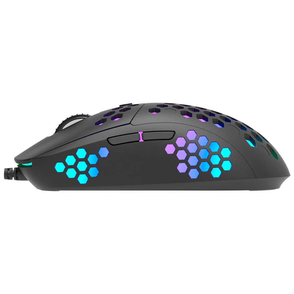 MOUSE MARVO G961 GAMING 12000DPI RGB ULTRA LIVIANO