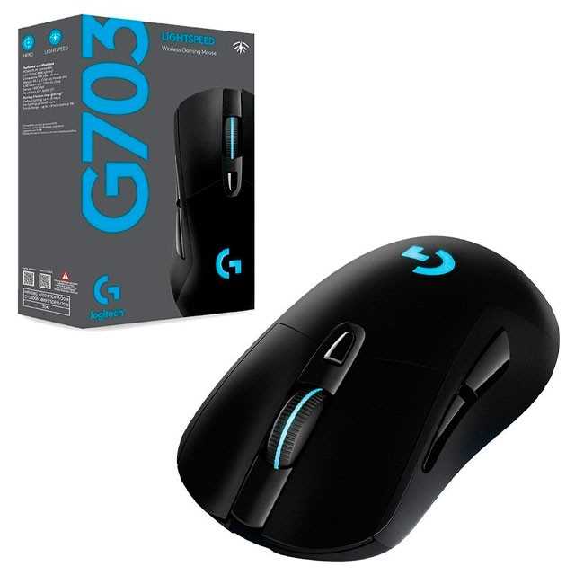 MOUSE LOGITECH G703 LIGHTSPEED WIRELESS BLACK