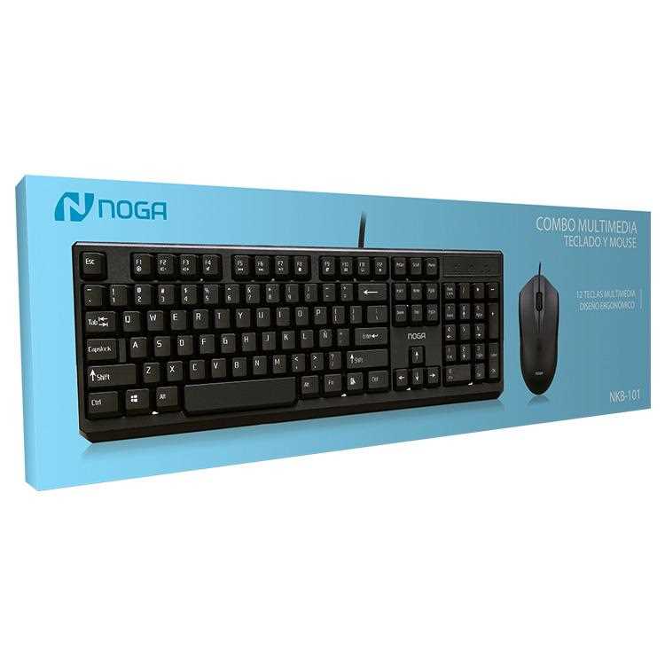 TECLADO Y MOUSE NOGANET NKB-101