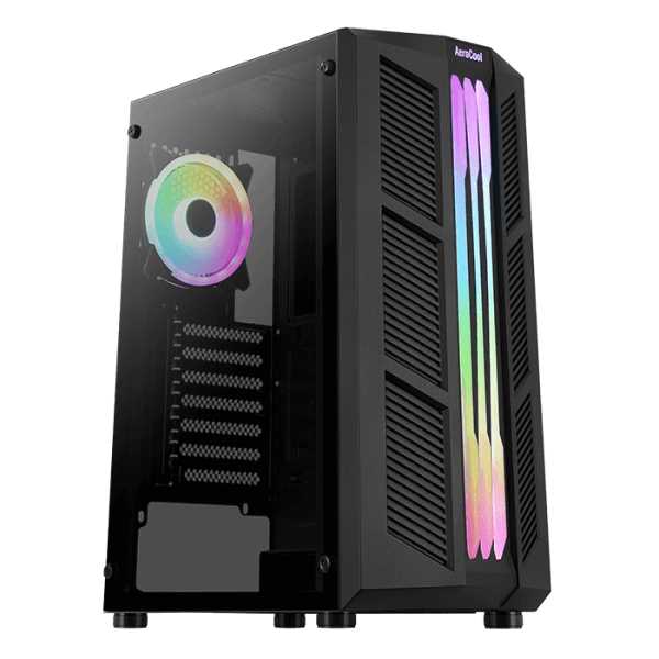 GABINETE AEROCOOL PRIME 1FAN ARGB + TG (MID TOWER)