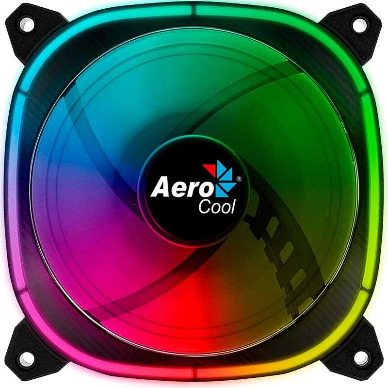 COOLER VENTILADOR AEROCOOL ASTRO 12F  (ARGB-DUAL RING)