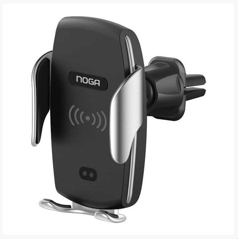 SOPORTE CELULAR AUTO VENT CARGA INALAMBRICA + SENSOR APERTURA NG-Q10 OUTELT