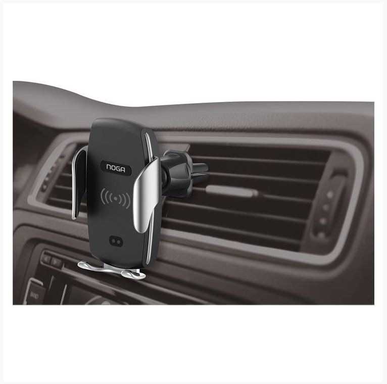 SOPORTE CELULAR AUTO VENT CARGA INALAMBRICA + SENSOR APERTURA NG-Q10 OUTELT
