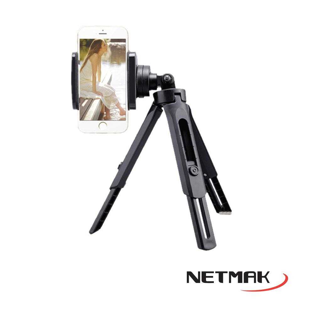 TRIPODE PARA CAMARA NETMAK MINI CON SOPORTE TRIP4