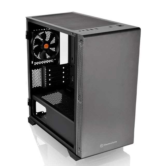 GABINETE THERMALTAKE S100 TG 1 FAN BLACK