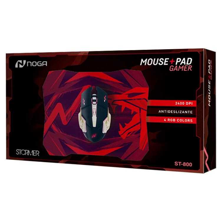 MOUSE Y PAD NOGANET GAMER ST-800